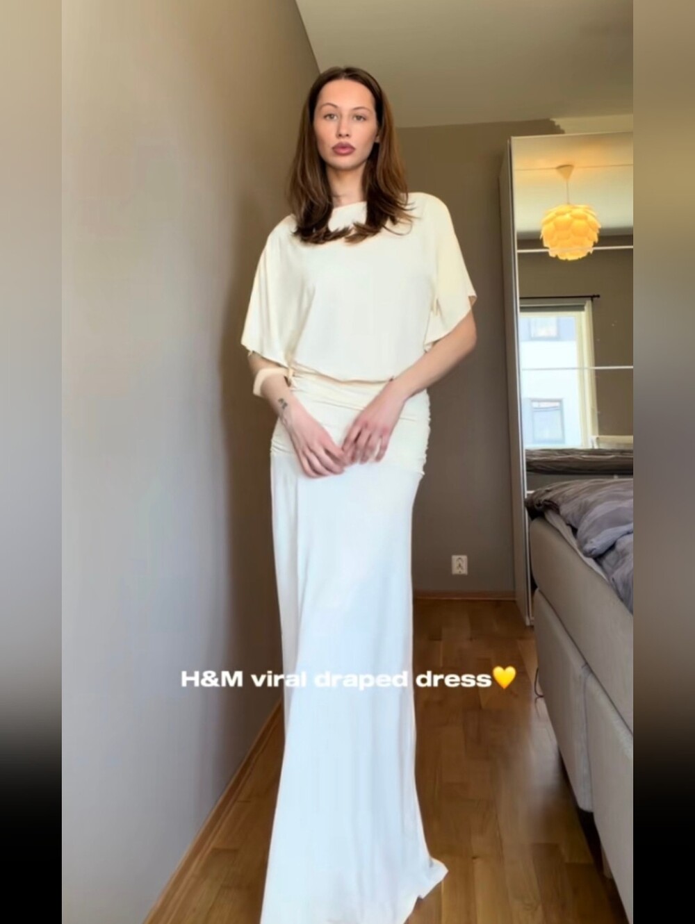 H&M Draped Maxi Long Dress - Picture 15 of 16